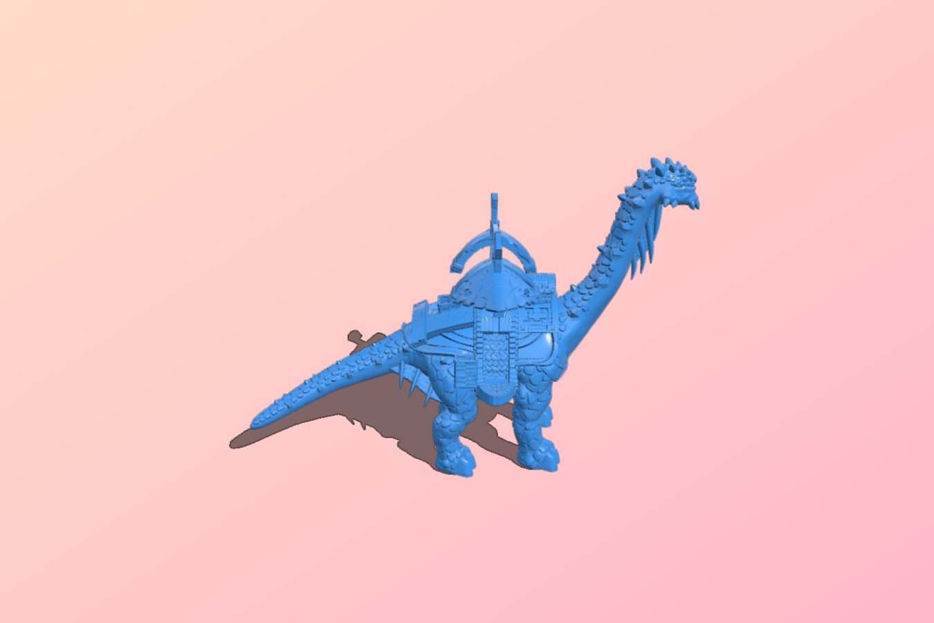 Brutosaur Mount Miniature
