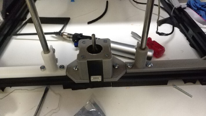 nema17 vertical mount for 2020 extrusion | 3d print model