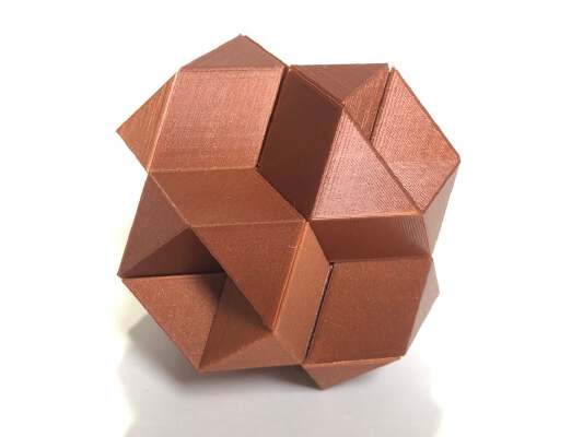 Victor - Interlocking puzzle by Stewart Coffin (STC #201) | 3d print model