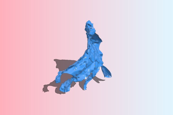 3-toed Hind Foot | 3d print model