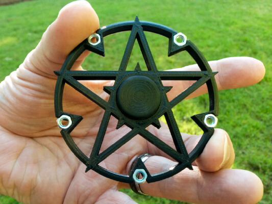Idle Hands Fidget Spinner | 3d print model