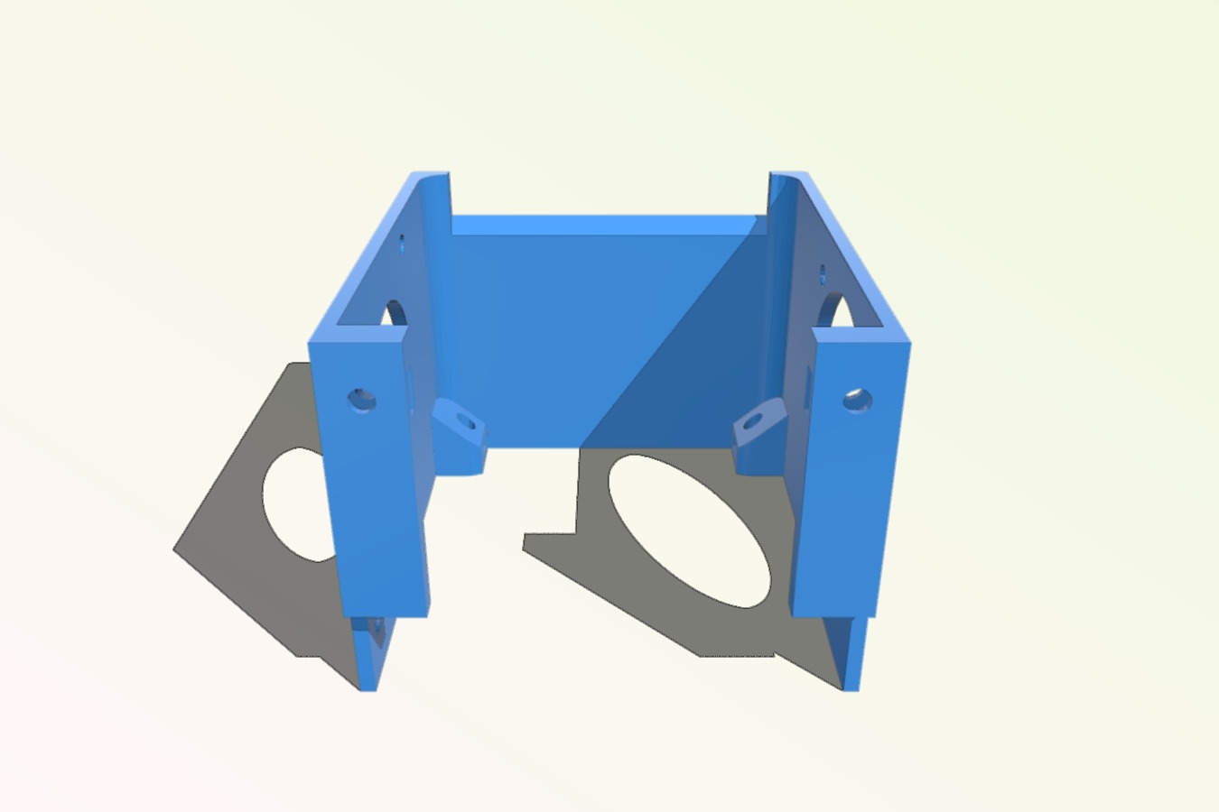 Anycubic i3 Mega Noise Reducing Hotend cover with open fans __Updated Version__