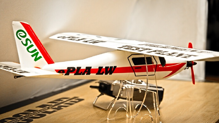 3D printable RC model airplane - Foam PLA - DIY | 3d print model