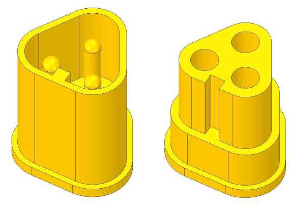 MT30 connectors and holder | 3d print model