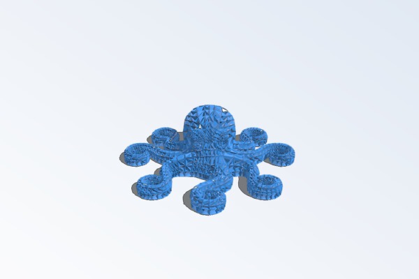wireframe octopus | 3d print model