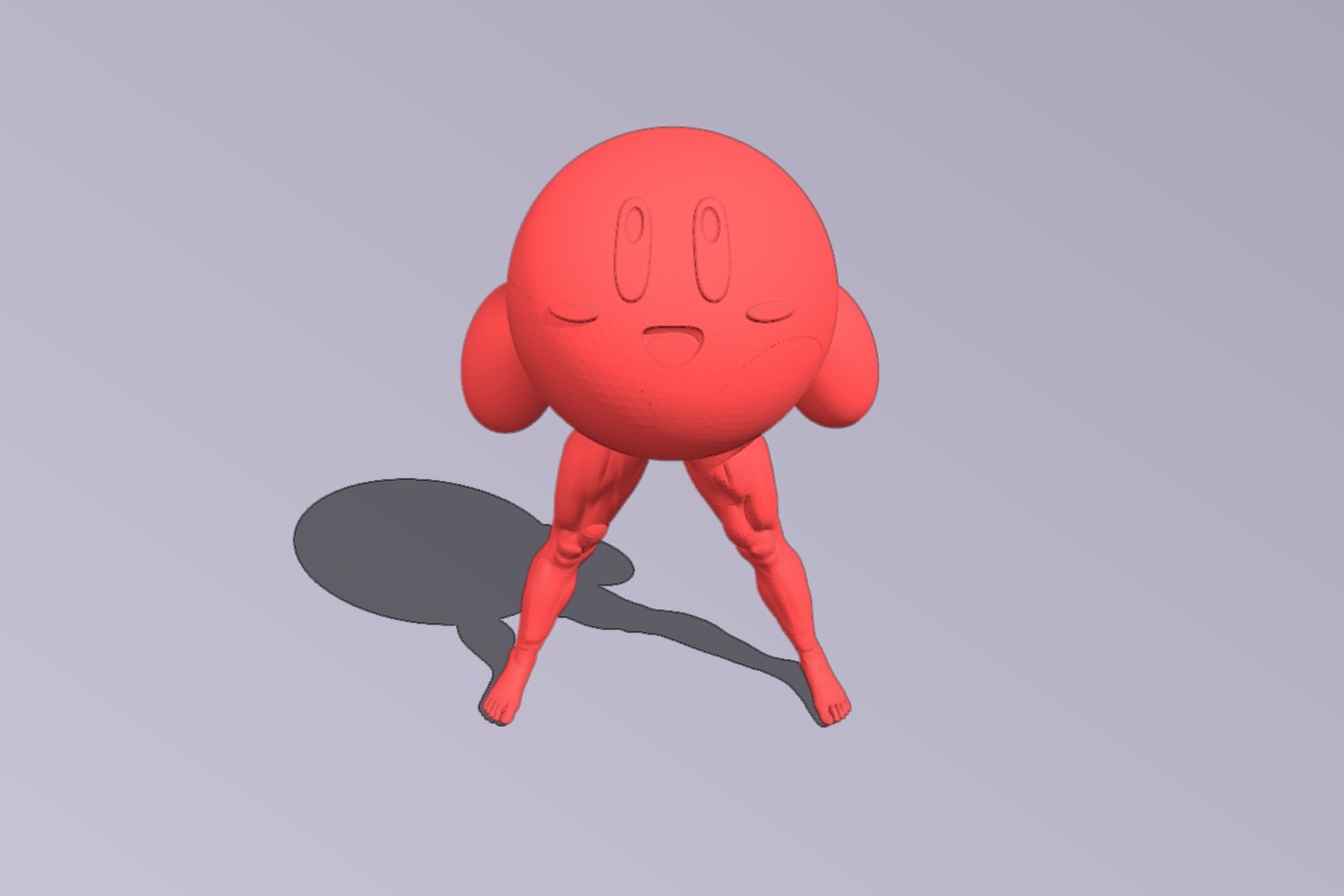 Kirby Muscle Legs