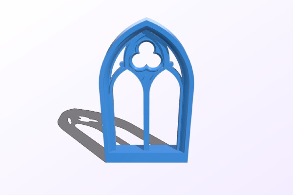 Gothic window | 3d print model