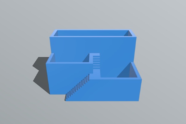 pot stairs cactus_maceta con escaleras | 3d print model