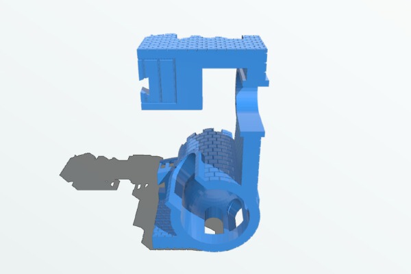 Wargame Castle Ruins | 3d print model
