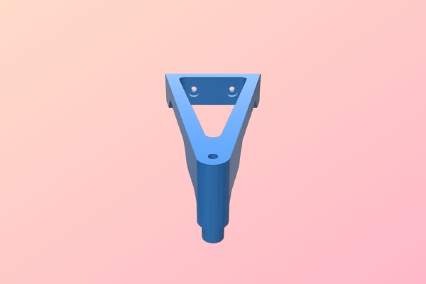 Soporte suspendido triangular | 3d print model