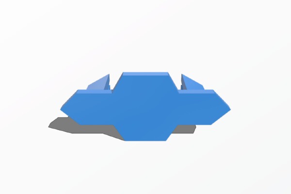 Audi RS_Honeycomb Grille Badge Clip - S5, S4, S3 | 3d print model