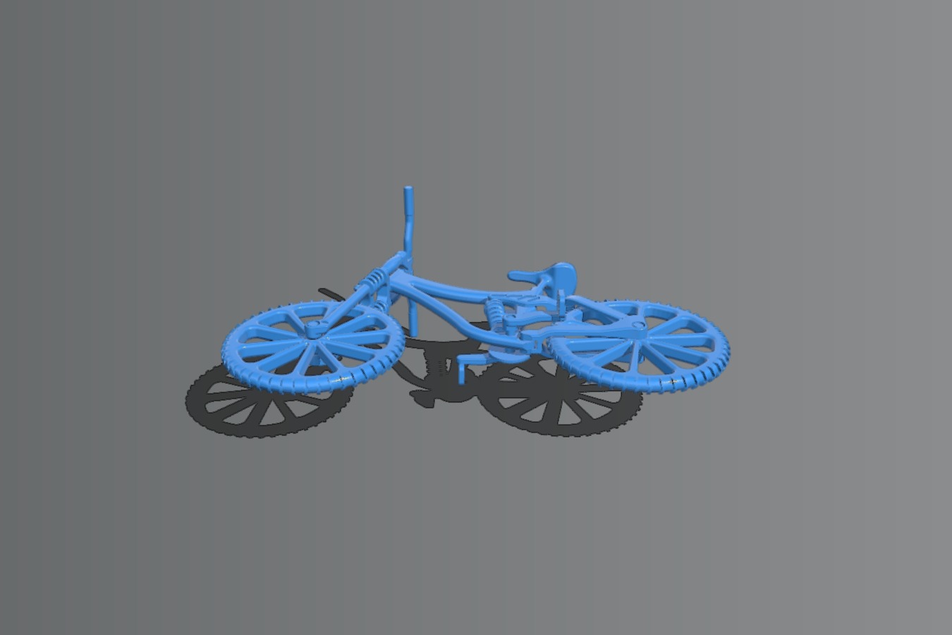 Downhill bike dual suspension