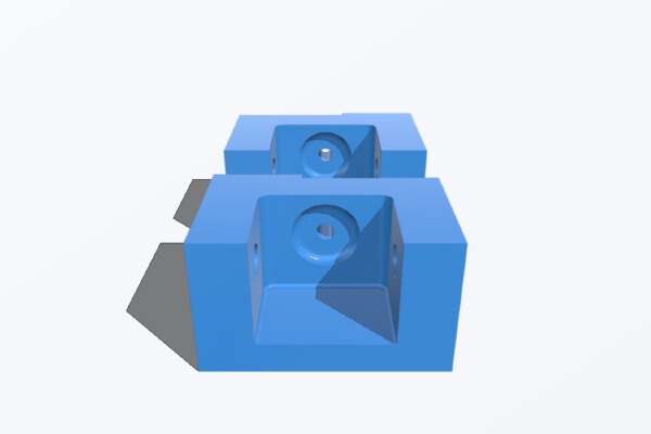 Y-Axis Bracket for Solidoodle 2_3 - Lipped version | 3d print model