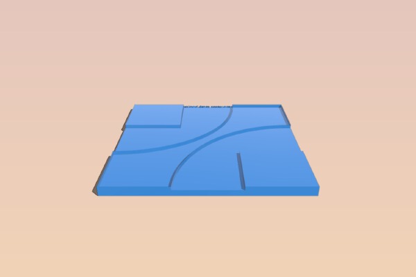 Square pattern | 3d print model