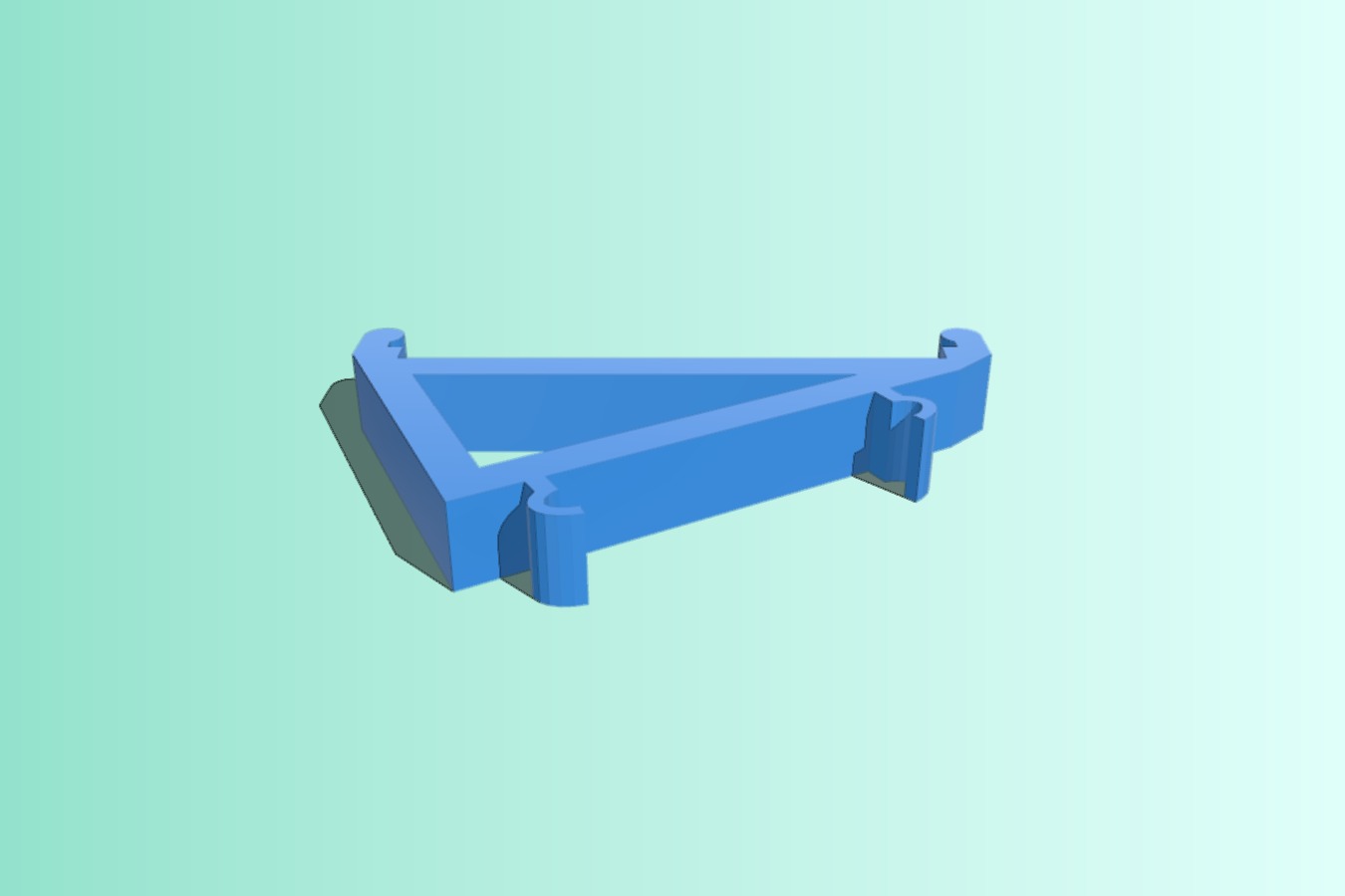 Kossel Mini LCD mount (hollow version)