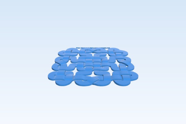 Square pattern | 3d print model