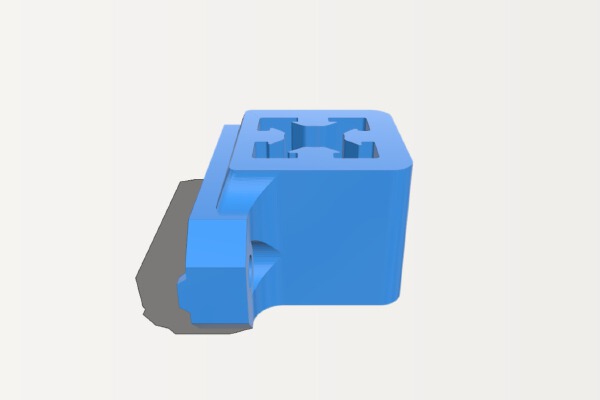 Adjustable Height 2020 profile | 3d print model