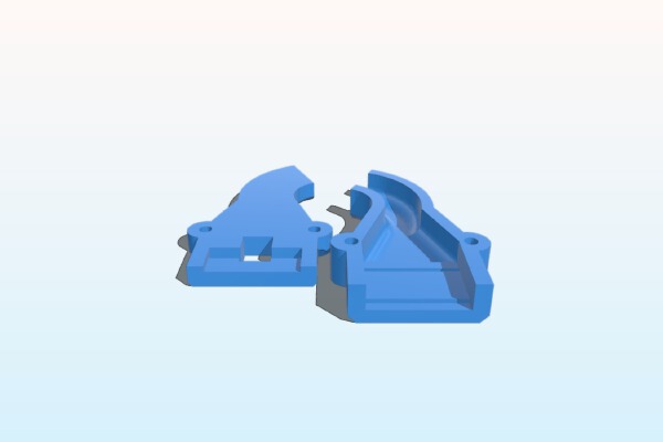 Anet E10 cable strain relief for heatbed with nuts | 3d print model