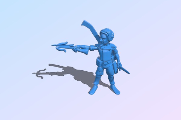 Gnome Male Bard | 3d print model