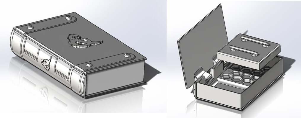 Small Dice Organizer _ Rolling Tray | 3d print model