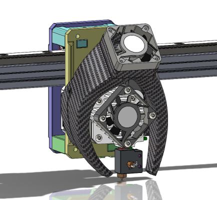FT5 Titan Aero claw part cooler | 3d print model