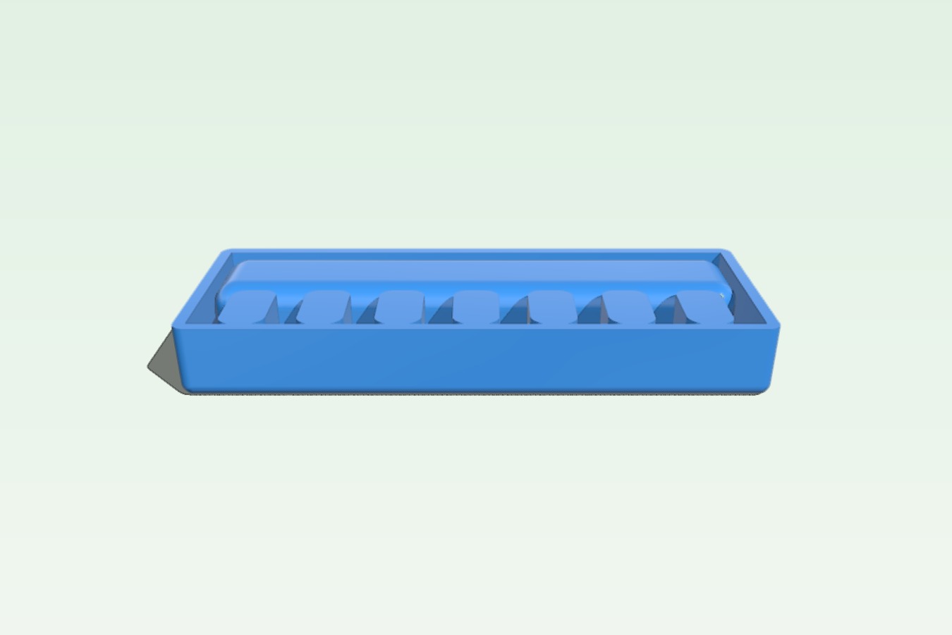 Thumb drive orgainizer, with cap tray