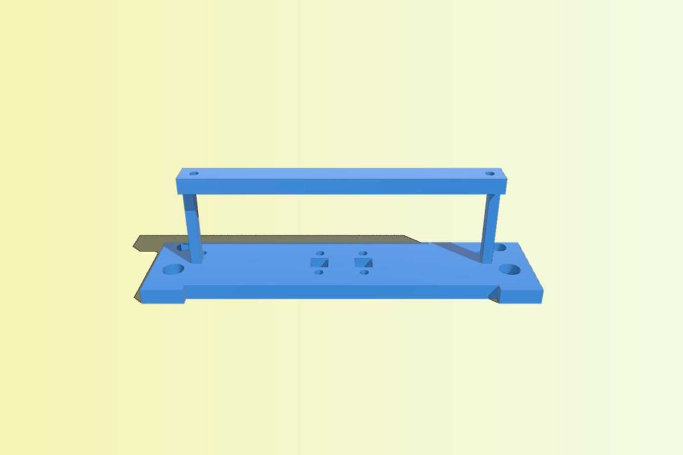 Anycubic i3 Front base plate