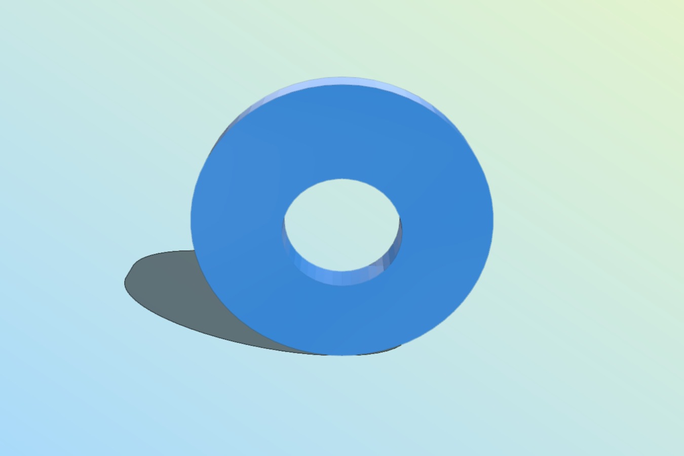 Different sizes M4 washer