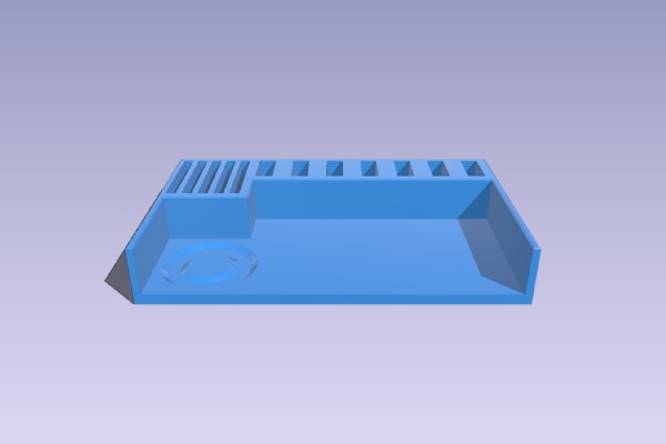 USB & SD & Ring desk Tray | 3d print model