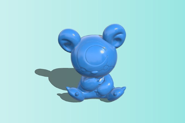 Teddiursa presupported | 3d print model