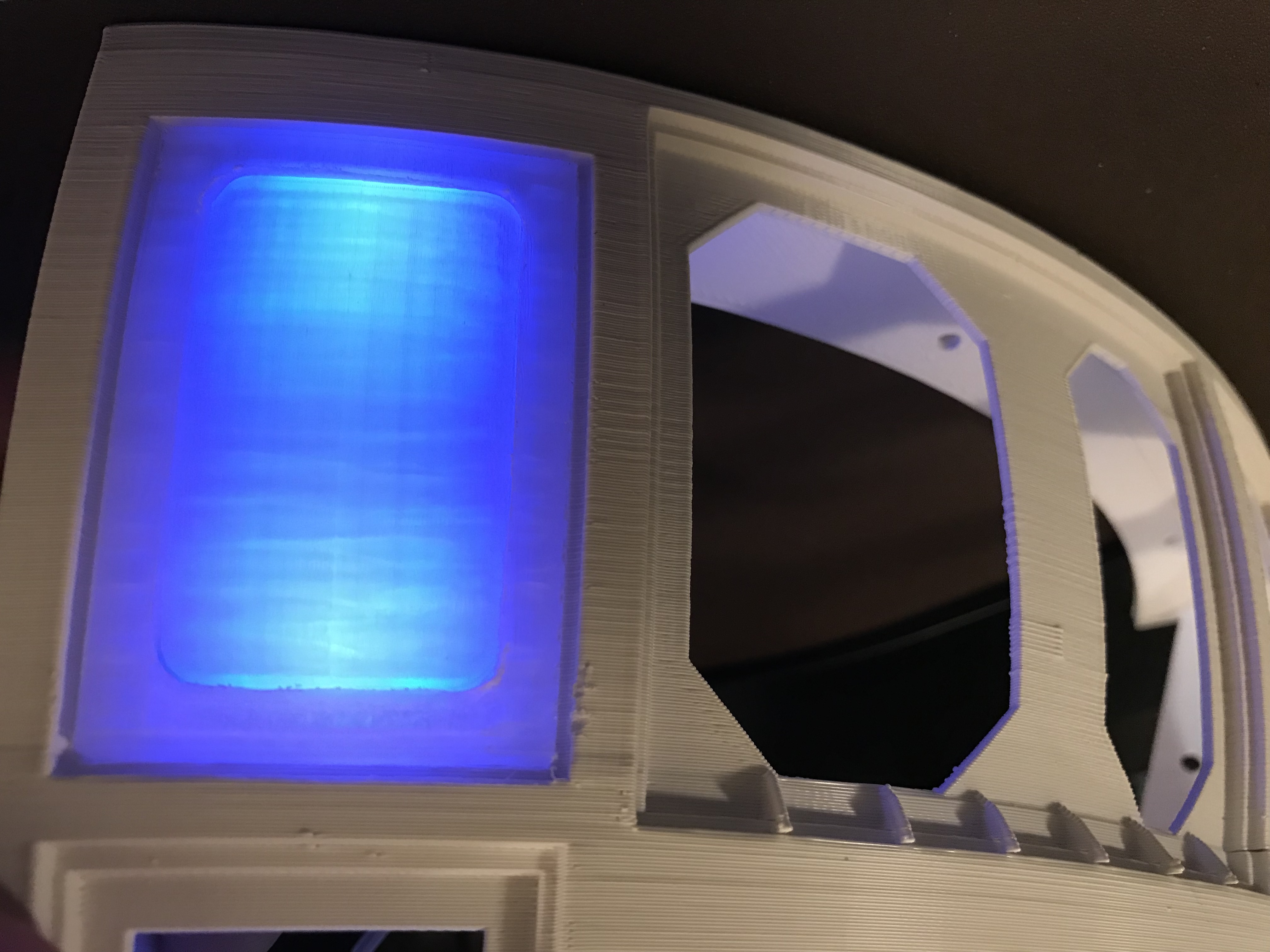 Magic Panel - Modified to hold an EZ-Robot 18 RGB LED PCB