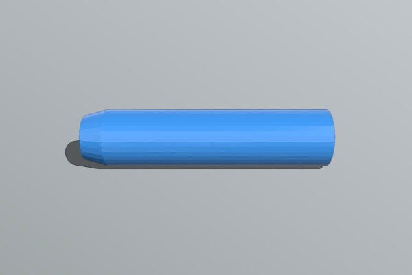 22lr (5.5mm) silencer 1_2" UNF 20 | 3d print model
