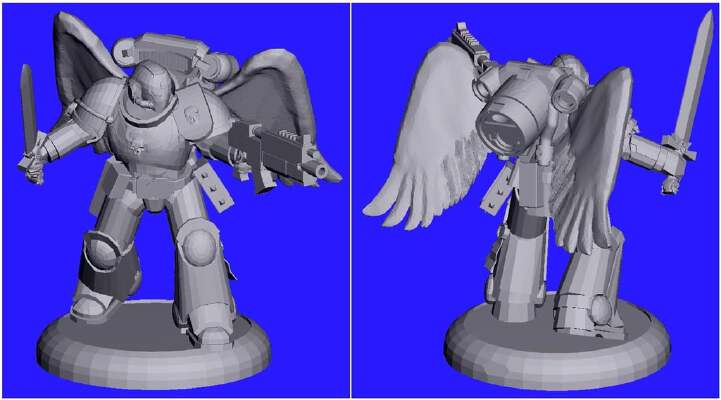 Winged Jump Pack 28mm | 3d print model