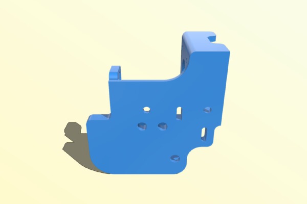 CR-10 Bondtech LH Direct Drive Extruder Mount - Heavy Duty | 3d print model