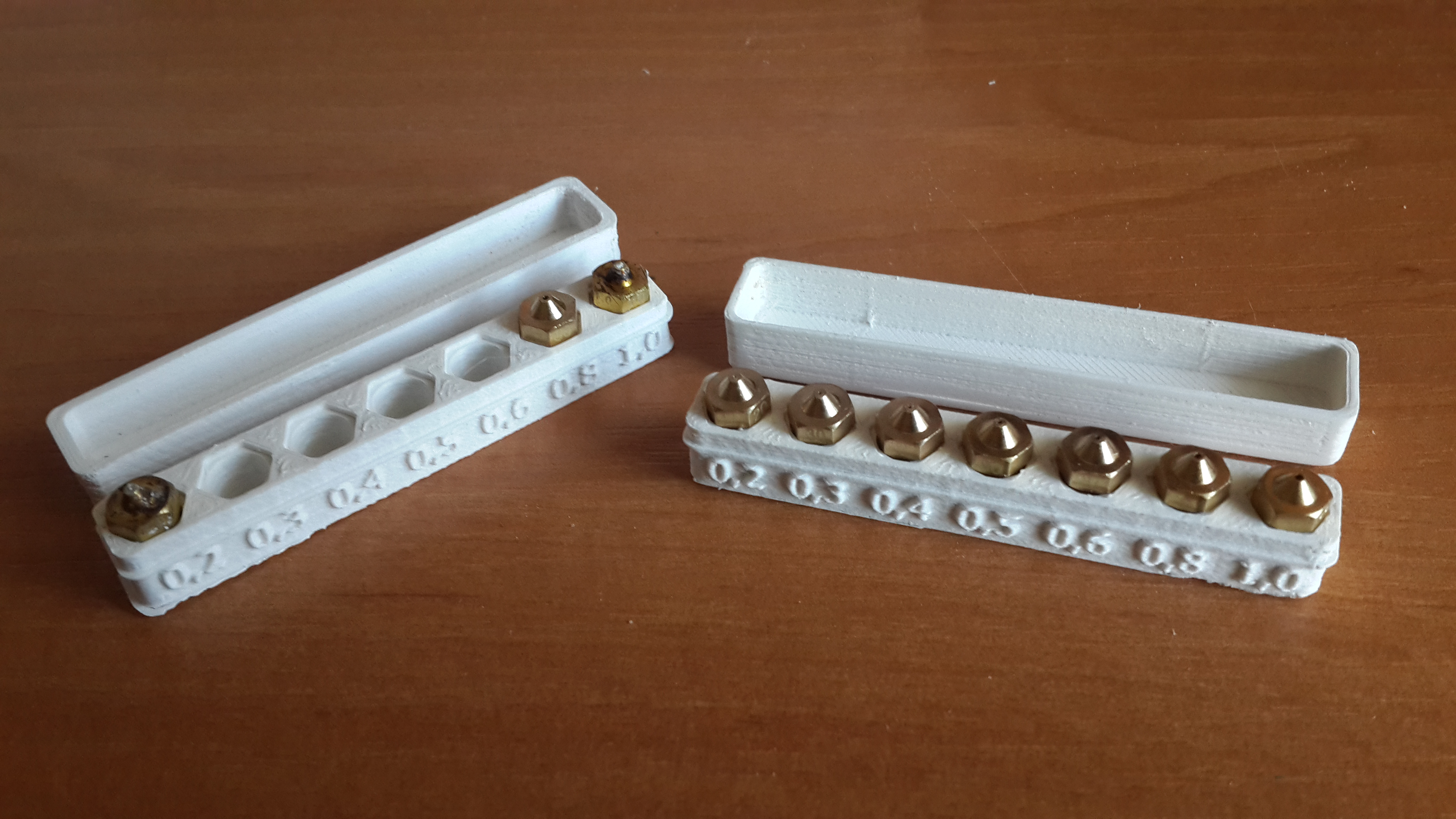 Boxes for nozzles
