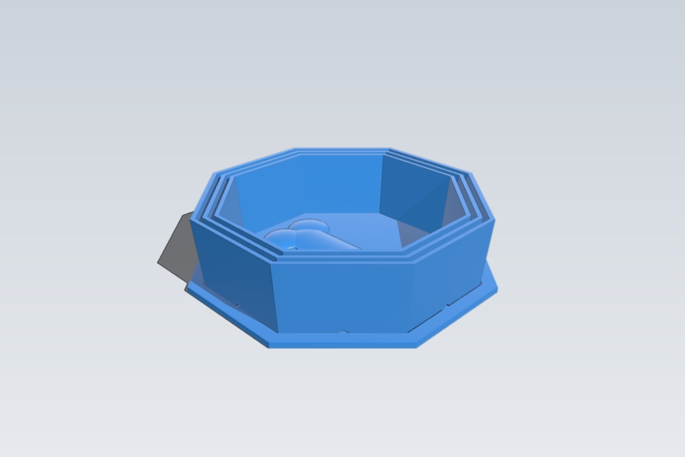 Print-in-place Collapsible Waterbowl