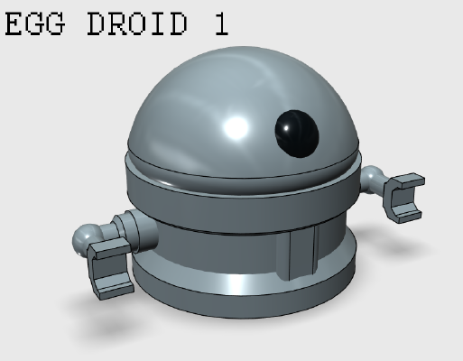 Egg Droid 1 | 3d print model