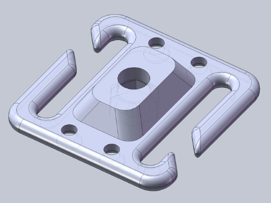 MOLLE Belt Clip | 3d print model