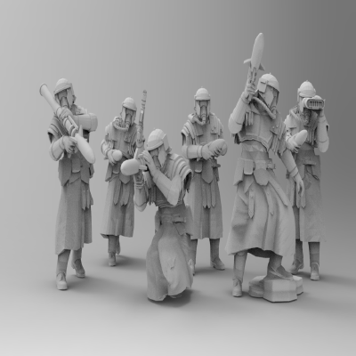 Tread Killers - Roman Missile Teams | 3d print model