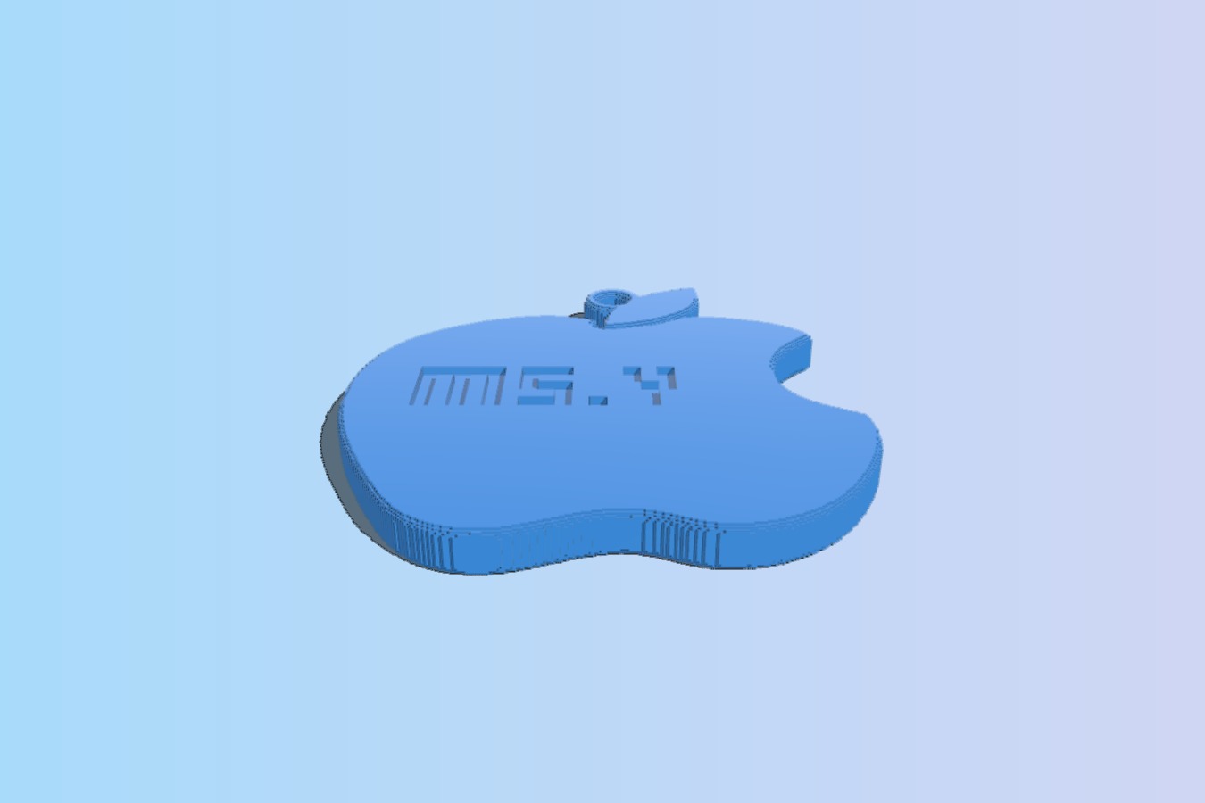 (3D Slash) Apple