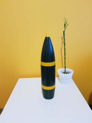 Artillery bullet shell 105 mm - container | 3d print model