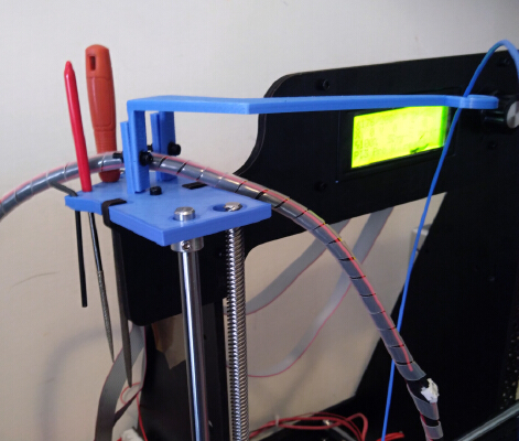 geeetech i3 pro W Z-Top mount + filement guide + tool holder | 3d print model