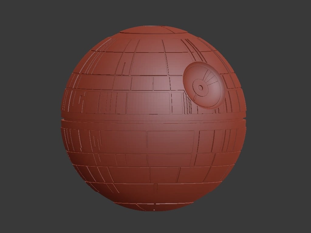 Death Star Easy Print