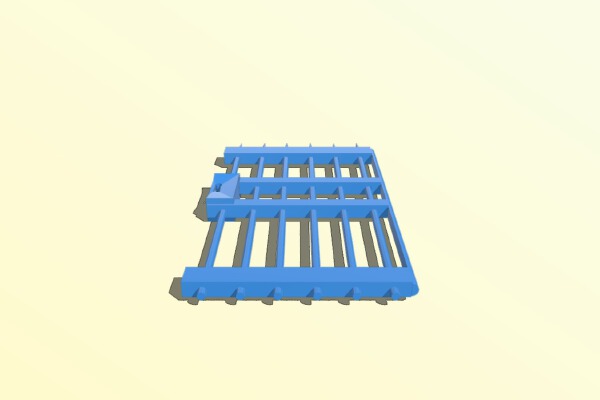 Gate Tor Gitter etc | 3d print model