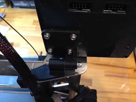 Prusa I3 Steel bracket for the full graphics display | 3d print model