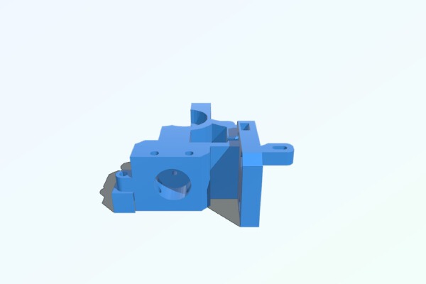  Prusa I3 Rework BODY-EXTRUDEUR-WADE-1.75mm-with-support with Solidworks 2014 Source | 3d print model