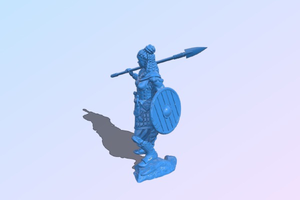 Miss Guerreira | 3d print model