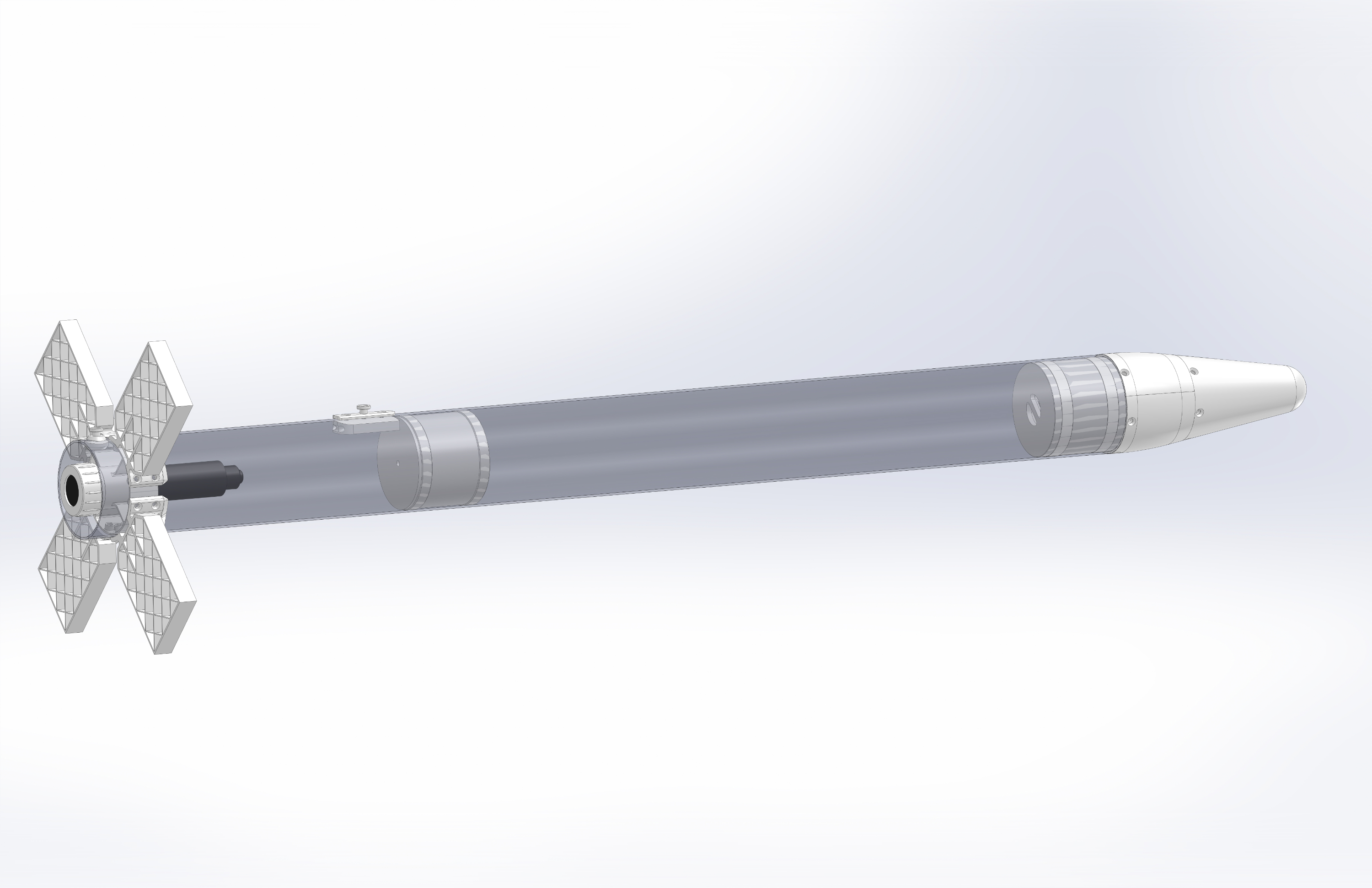 Further Assembly Required - Grid Fin Model Rocket