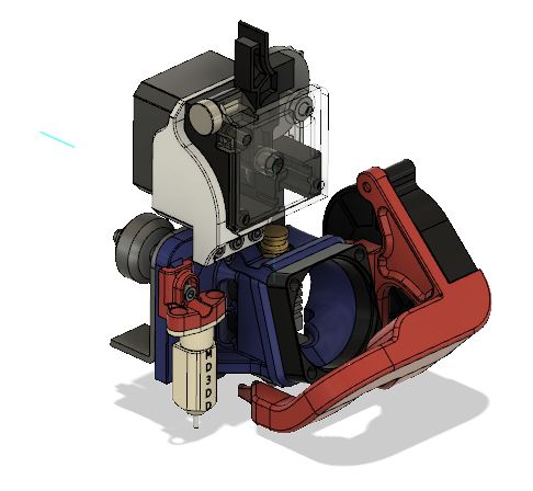 Creality Direct Drive for Stock_Microswiss Hotend and Titan Extruder
