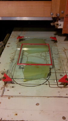 Glass plate holder for leveling | 3d print model